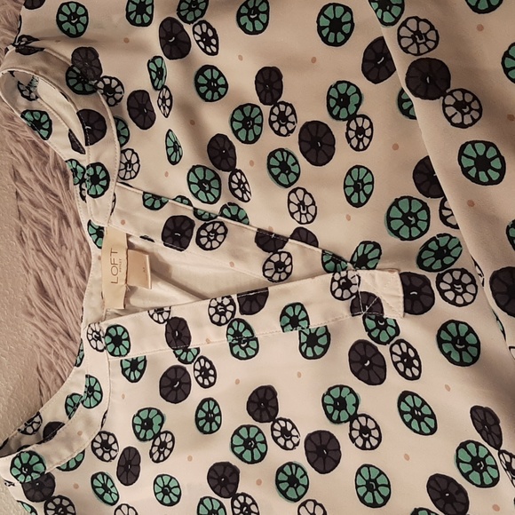 Loft sleeveless Blouse Size Med - Picture 4 of 6